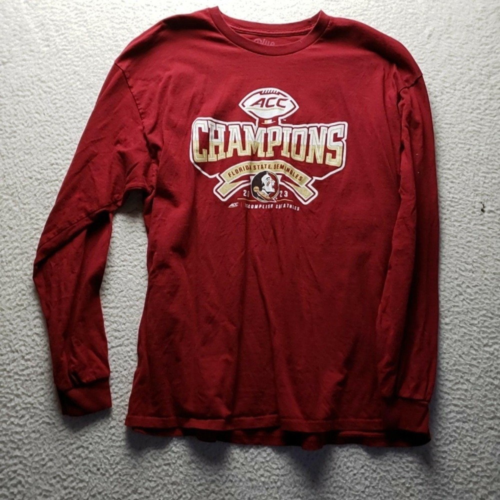 Florida State Seminoles Shirt Mens XL Red NCAA Football Blue 84 ACC Champions